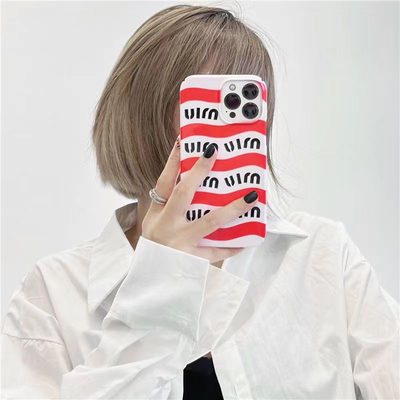 ミュウミュウiphone14pro max/14plusケースmiumiuお洒落tpu波柄ジャケット個性アイフォン14男女 激安