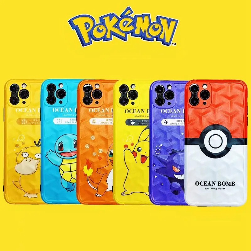 ポケットモンスター iPhone13/13pro/13 pro maxケース 韓国風 漫画柄 可愛い ピカチュウ