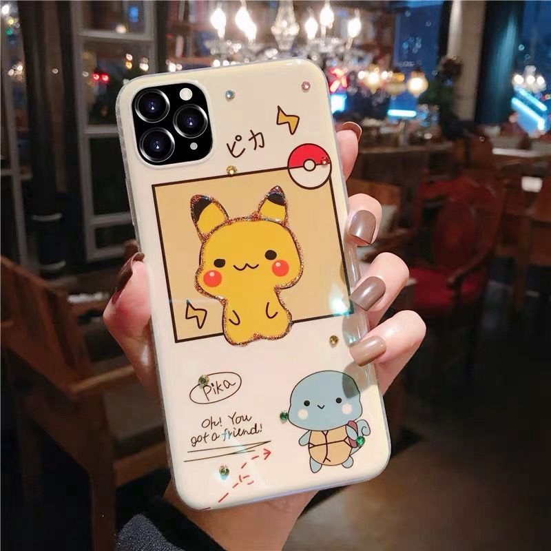 ポケットモンスター アイフォン13 miniカバー シリコンケース お洒落 ピカチュウ クリア