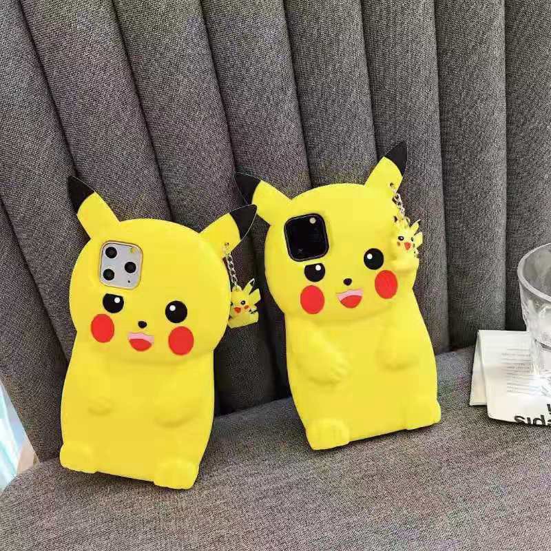 ピカチュウ ブランド iPhone 13/13 proケース 立体柄 ポケットモンスター ジャケット型 個性 可愛いペンダント 高級感 おしゃれ