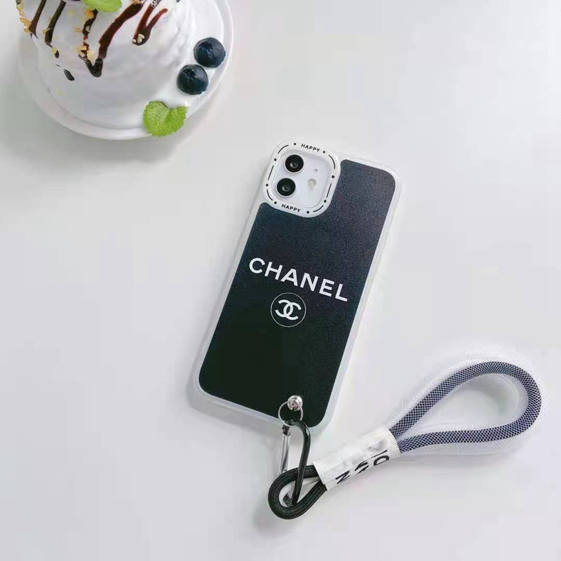 CHANEL 激安 ジャケット型 モノグラム 全面保護 シリコン ストランプ クリア アイフォン13カバー