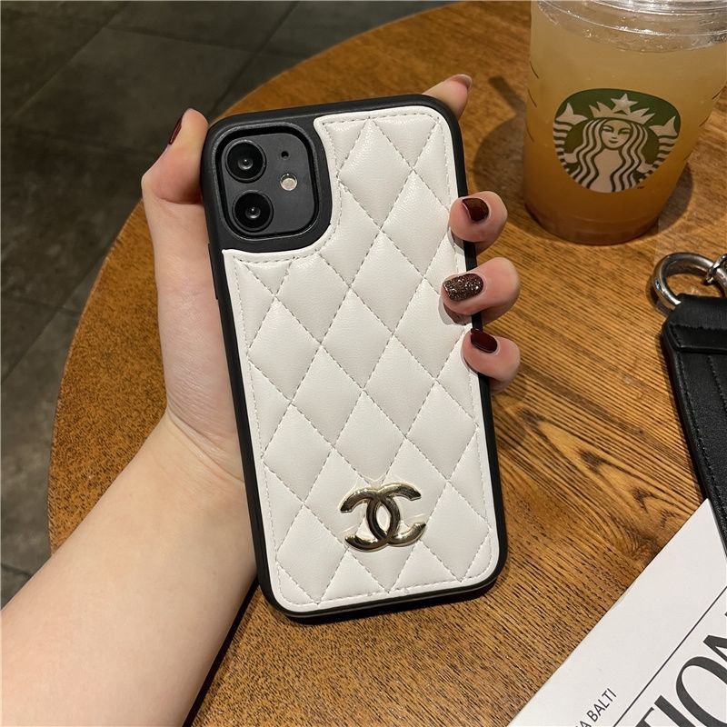 シャネル iphone 15/14/13 pro/13 pro max/13 miniケース ブランド 可愛い 縫い CHANEL レザー ジャケット型