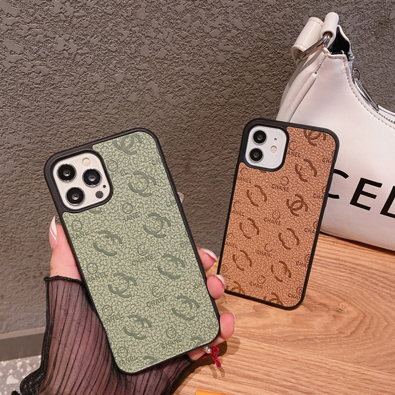Chanel ブランド iphone13 pro/13 pro max/13 miniケース 個性 モノグラム レザー