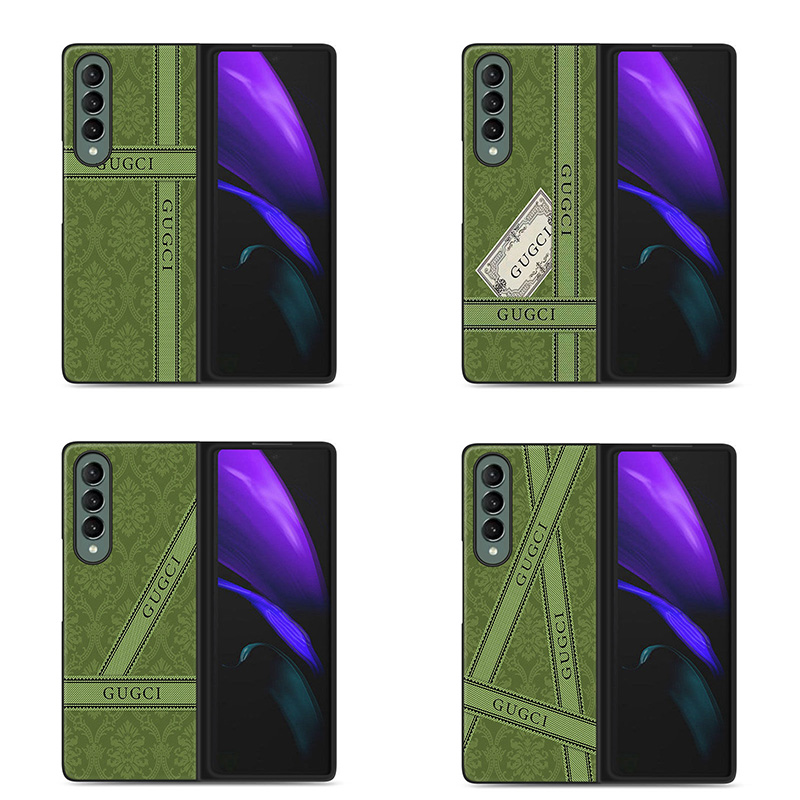 GUCCI ブランド galaxy z flip 3/z fold3/z flip 2/z fold 2/w21/w20ケース 折りたたむ グッチ 激安