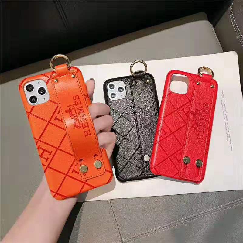 エルメス iphone 13/13 mini/13 pro/13 pro maxケース ブランド レザー リング