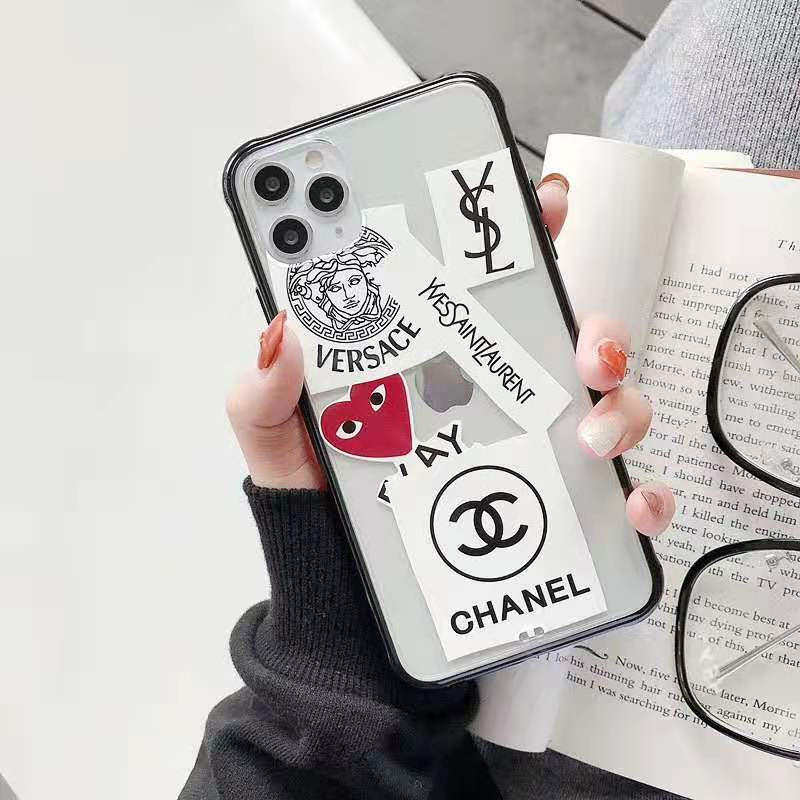 chanel個性潮 ヴェルサーチお洒落YSLアイフォン13/12mini/12promax保護カバーCDG