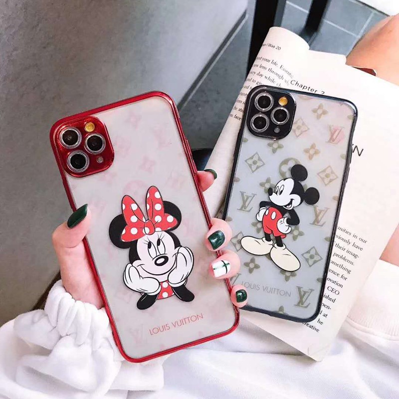 ヴィトン ディズニー コラボ iphone 13/13 pro/13 pro max/13 miniケース  ミッキー