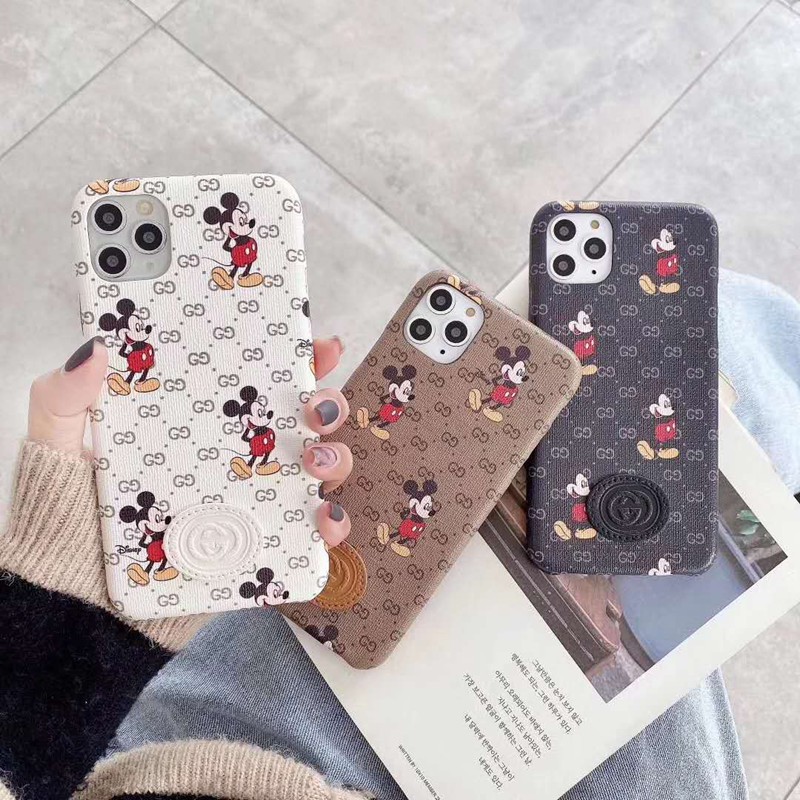 GUCCI disney コラボ iphone13/13pro max/13 mini/13 proケース ミッキー かわいい ブランド