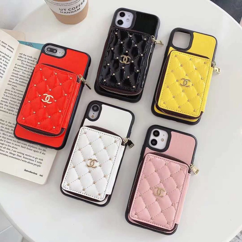 Chanel/シャネル ブランド iPhone 13 pro/13 pro max/13 miniケース 可愛い レザー 収納バッグ型