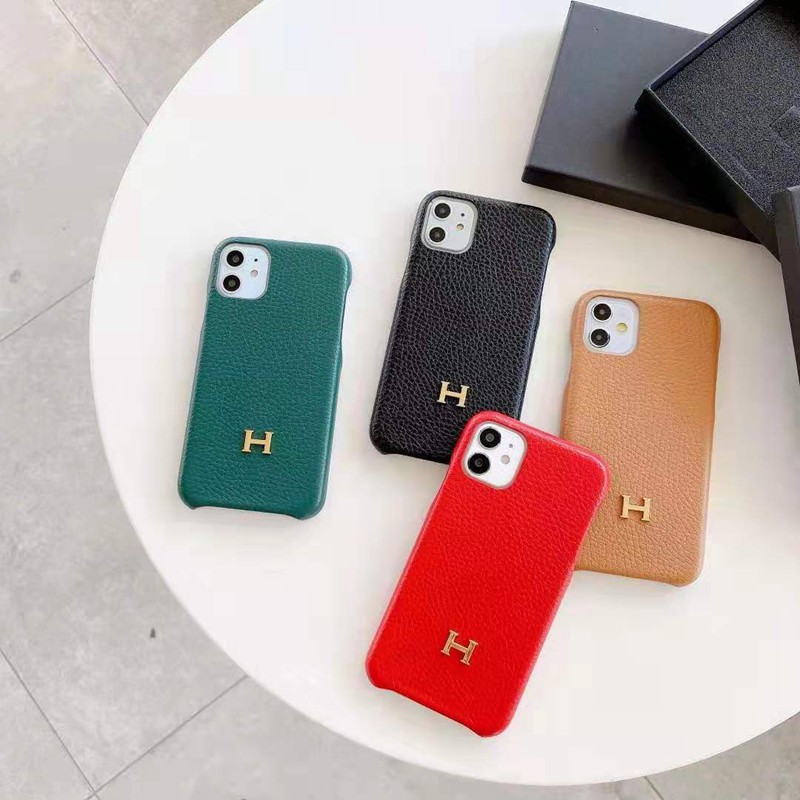 エルメスHermesブランド アイフォン13プロ/13ミニ/12Sカバー ジャケット 個性革 経典 大人気