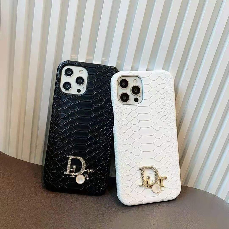 ディオール ブランド iPhone 13 Pro/13 Pro Max/13Miniケース ジャケット型 個性 蛇 レザー風
