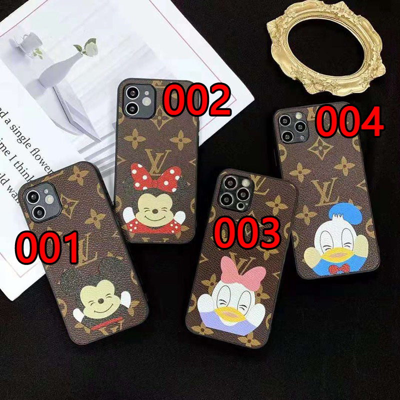 ヴィトン ディズニー ブランド iphone13 mini/13 pro maxケース 耐衝撃