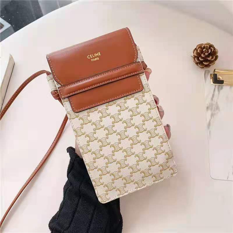 Celine ブランド アイフォン13/12/12 pro/12 pro maxケース 革 バッグ型 チェーン Xperia5iii 全機種対応 airpods3 お洒落 AQUOS 男女通用 人気