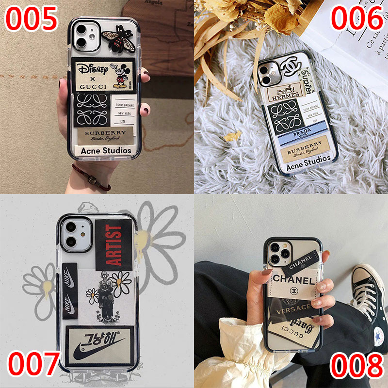 MIUMIU ミュウミュウ iphone 13/12/11ケース クリア Chanel supreme gucci hermes ブランド風 耐衝撃 アイフォン13