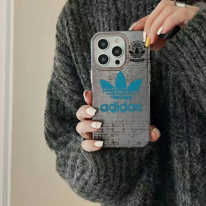 Adidasアディダス アイフォン14プロマックス カバー キャンバス モノグラム ジャケット ブランド
