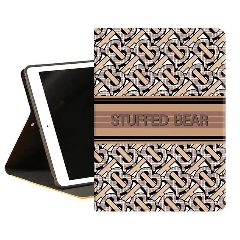 burberry ブランド バーバリー ipad 10/pro 2022ケース 安い モノグラム 手帳型 スタンド付き 全機種対応