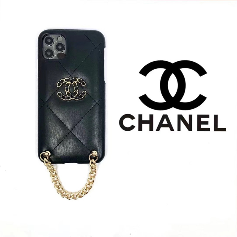 シャネル chanel ブランド アイフォン13/13pro max/13miniカバー 芸能人愛用 贅沢  耐衝撃 革 チェーン 縫い 菱形 斜め掛け レディース愛用