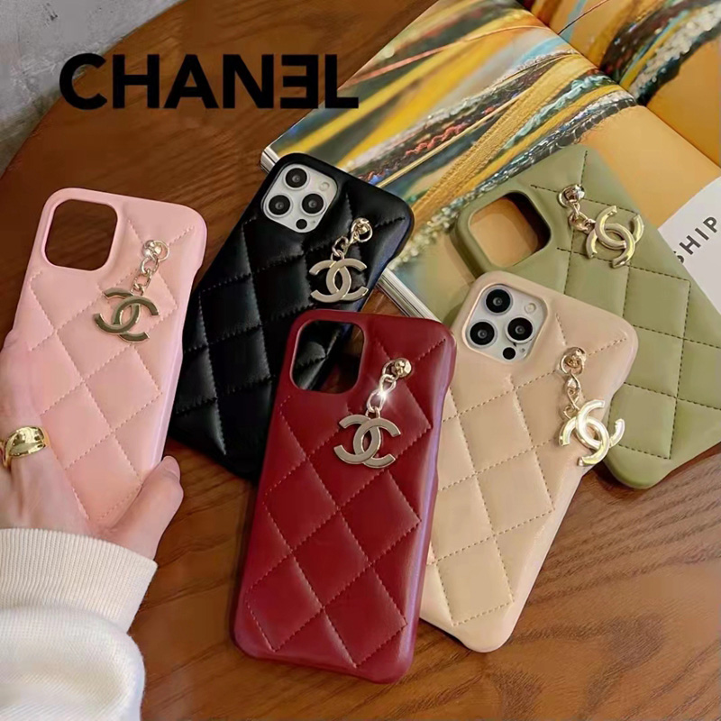 Chanel ハイブランド シャネル iphone 14/14 pro/14 pro max/14 maxケース 安い モノグラム 個性 チェーン