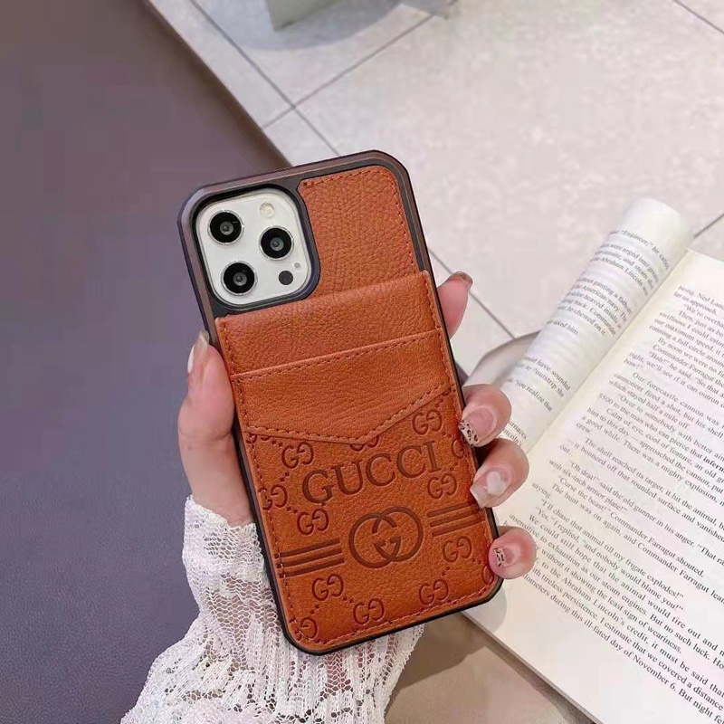 gucciグッチ ブランドiphone14pro max plusケース可愛いカード革モノグラム ジャケット アイフォン14男女