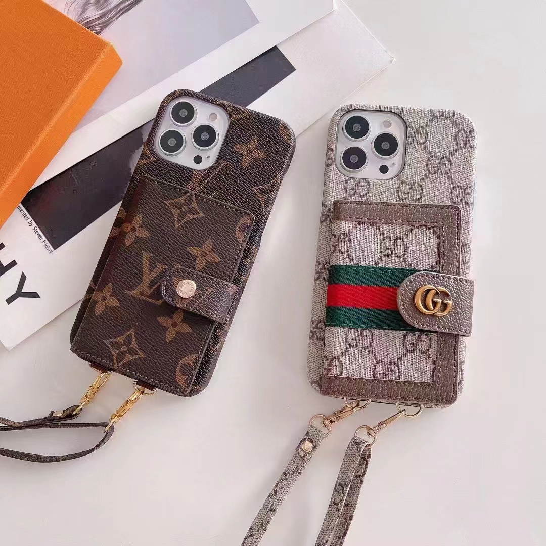 LV/ルイヴィトン Gucci/グッチ ブランド Iphone 14/14 Pro/14 Pro Max/14 Plusケース 韓国風 カード収納 モノグラム 財布型 ストラップ付き 収納 Galaxy A23 5G/S22/S22+/S22 Ultraスマホケース 斜めがけ 紛失防止 アイフォン14カバー