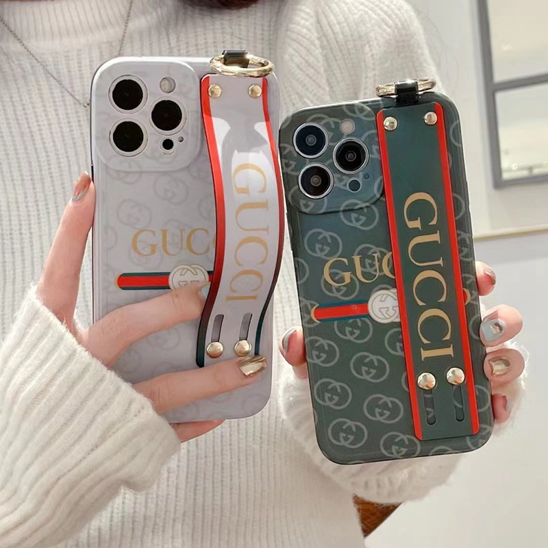 Gucciグッチiphone14 pro max plusケース バンド縞リング ジャケット型 ブランド アイフォン14/13/12/11ケース 男女