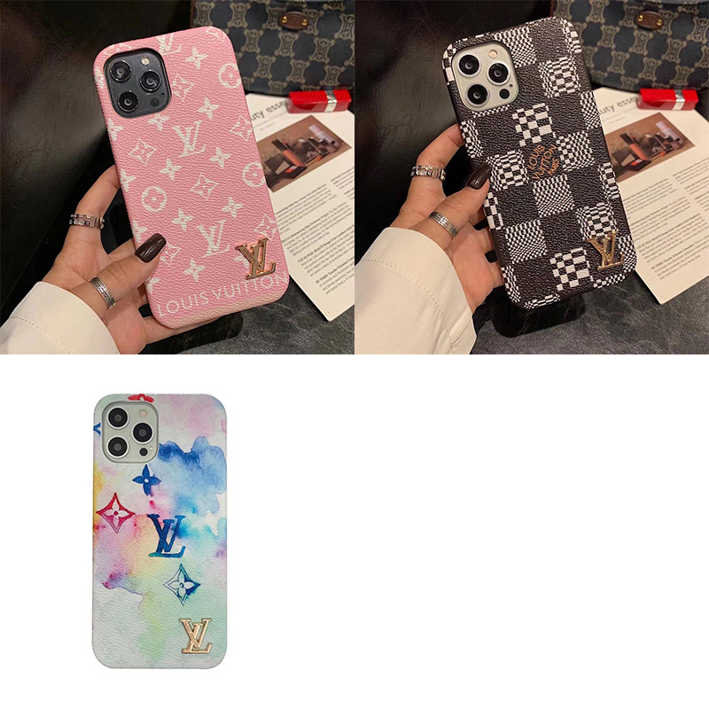 ルイヴィトン ブランド iphone 13 pro/13 mini/13 pro maxケース モノグラム lv 水彩 墨絵 ジャケット型