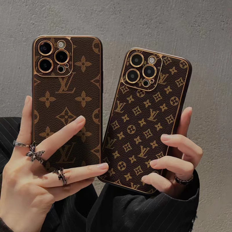 LV ブランド iphone 14/14 pro/14 pro maxケース 韓国風 ルイヴィトン メッキ モノグラム ジャケット型