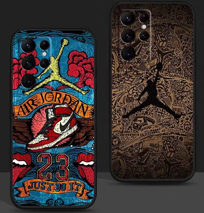 ジョーダンjordanナイキgalaxy s23plus ultraケースins風NBA靴nikeブランド 韓国風 ギャラクシーS23男女