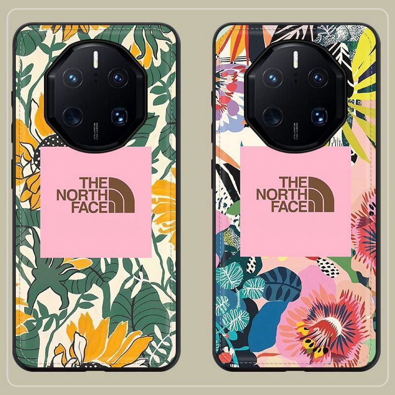 The North Face ブランド iphone 14/14 pro/14 pro max/14 plusケース ザノースフェイス 韓国風 花柄 全機種対応 Galaxy A23 5g