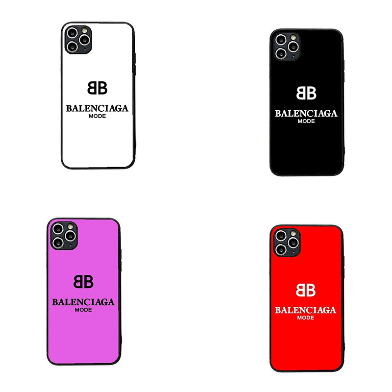 BALENCIAGA ハイブランド iphone13 pro max/13 miniケース バレンシアガ モノグラム かわいい 芸能人愛用 ジャケット型