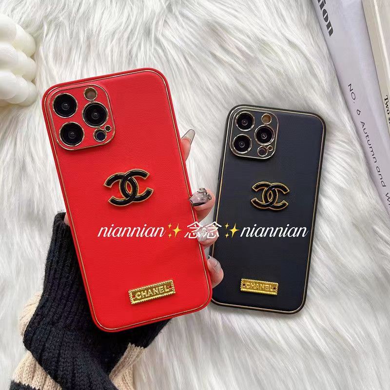 CHANEL ブランド iPhone 14/14 pro/14 pro max/14 plusケース シャネル 韓国風 chanel モノグラム 金属 立体