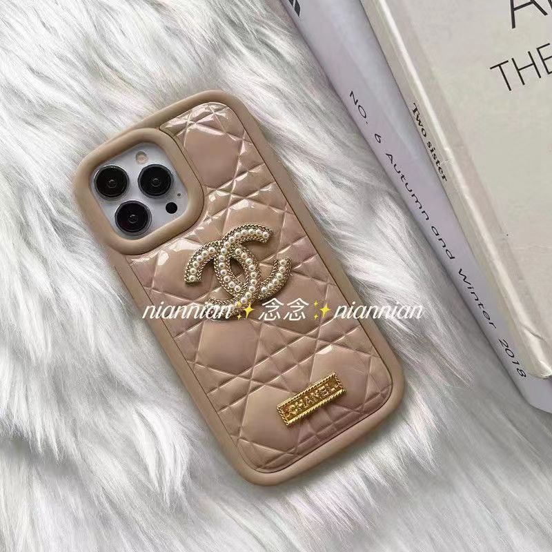 CHANEL ブランド シャネル iPhone 14/14 Pro/14 Pro Maxケース 韓国風 モノグラム レザー 芸能人愛用