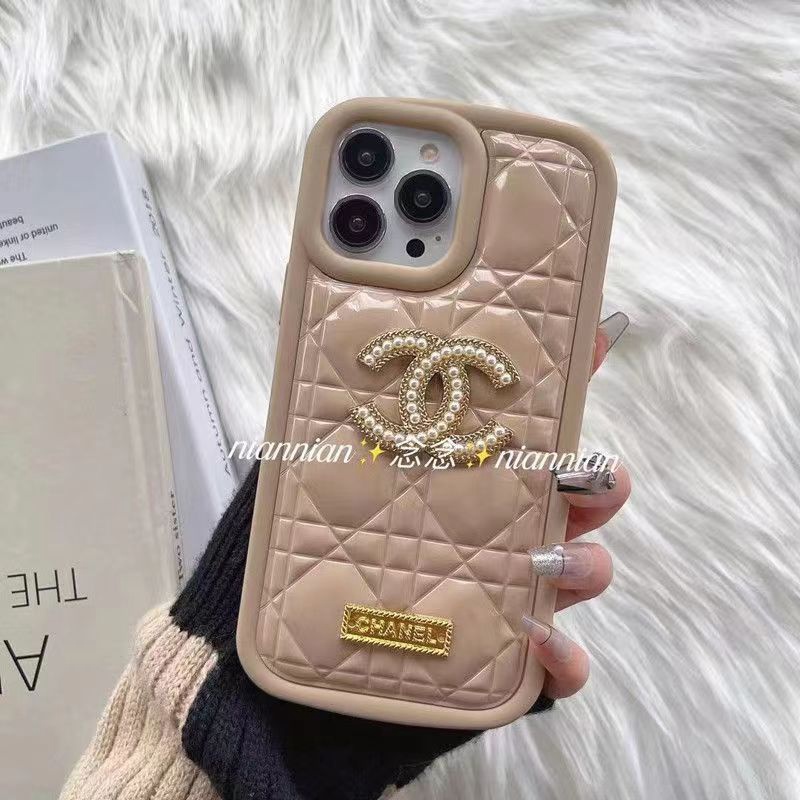 シャネルchanel iphone14pro max/14plusケース ハイブランド革モノグラム ジャケット アイフォン14男女