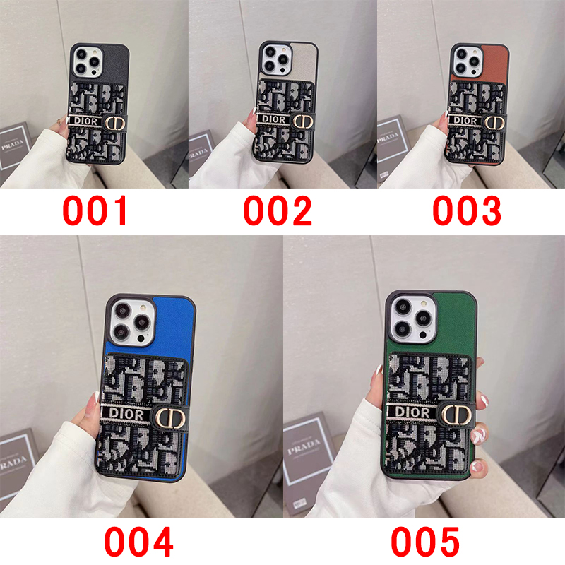 DIOR ブランド IPhone 14/14 Pro/14 Pro Maxケース 韓国風 ディオール カード収納 財布型 レザー 小銭入れ モノグラム Galaxy S23+/S23 Plus/S23 Ultraスマホケース ジャケット型 アイフォン14プロ マックス カバー レディース