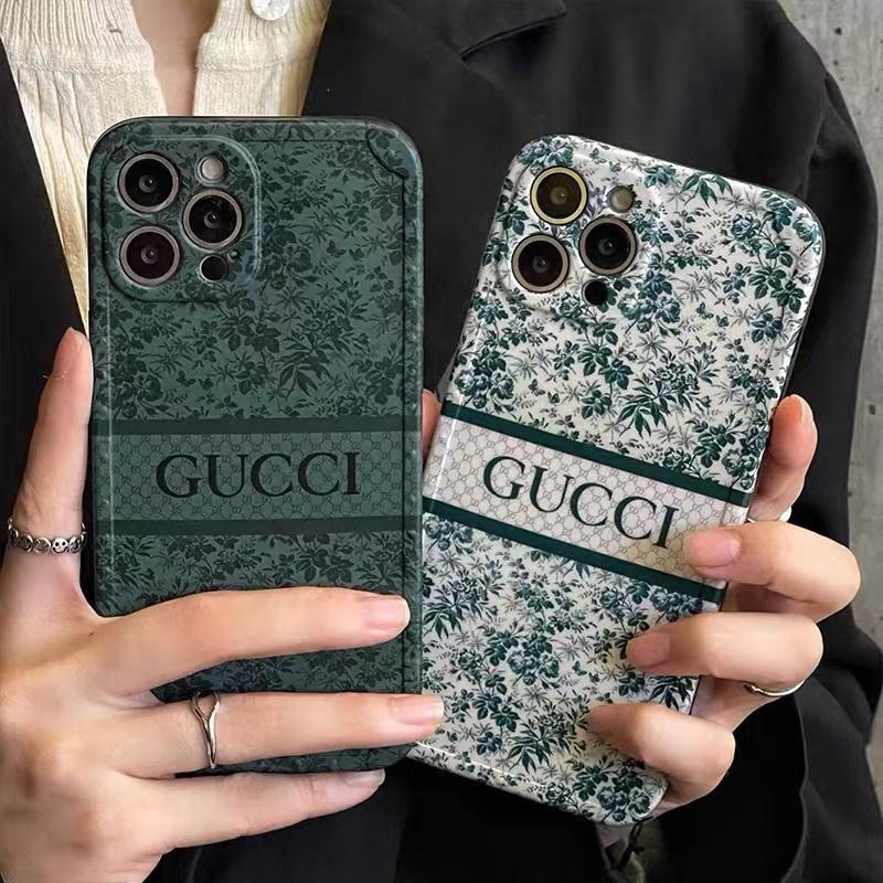 グッチ ハイブランド iphone 13 pro max/13 mini/13 proケース お洒落 GUCCI 植物柄 モノグラム シンプル