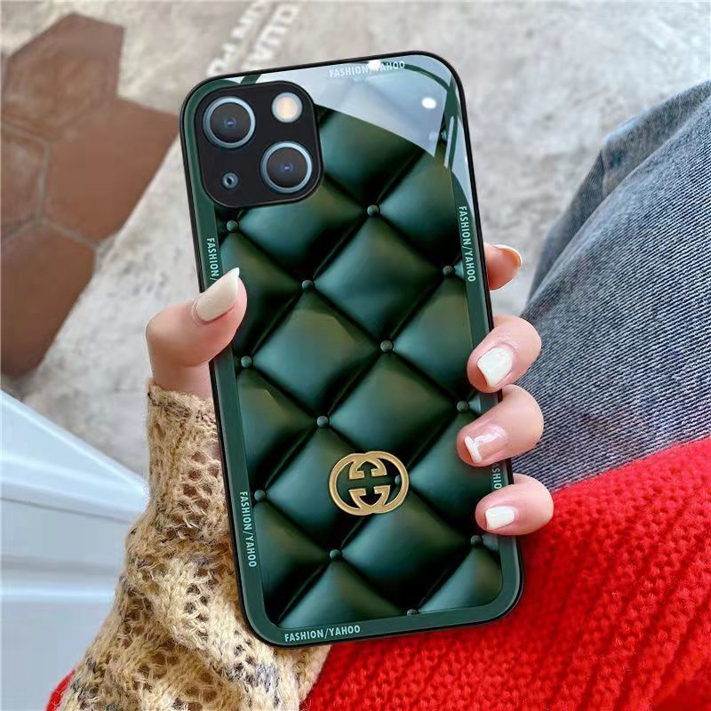 Gucciグッチ ブランドiphone se3/13pro max miniケース モノグラム保護GGジャケット型芸能人アイフォンSE3/13カバー