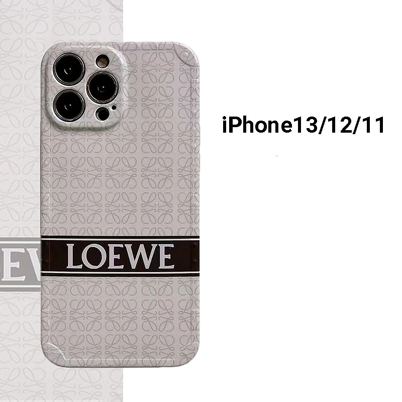Loeweロエベ ハイブランド アイフォン13 pro max miniカバー お洒落 ジャケット モノグラム シリコン 男女