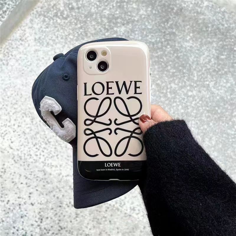 loewe iphone14pro max plusケース ロエベ手帳きらきら鏡ジャケット化粧モノグラム芸能人愛用アイフォン14ブランド男女