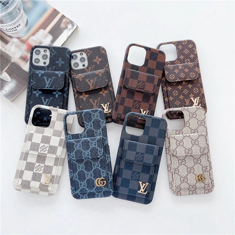 LV/ルイヴィトン GUCCI/グッチ ブランド Iphone 14 Pro Max/14 Plusケース カード入れ レザー モノグラム ポケット付き ビジネス アイフォン14カバー レディーズ