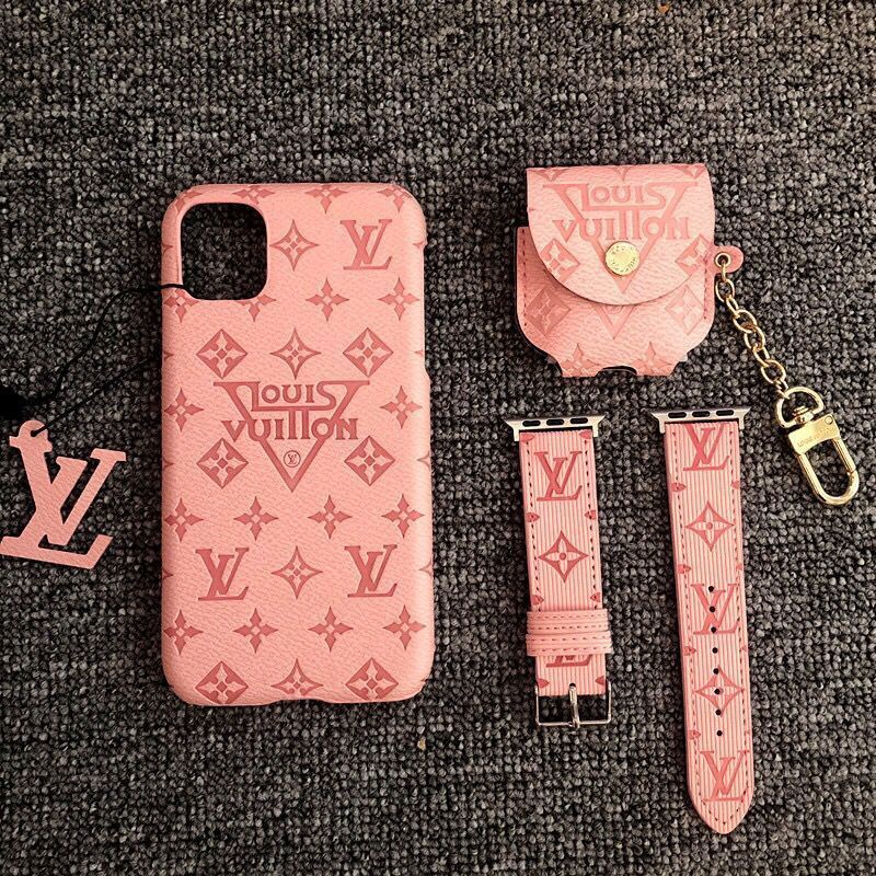 LV ブランド iphone se3/13 pro max/13 miniケース ルイヴィトン 3点セット Apple Watch 7ハンド 芸能人愛用