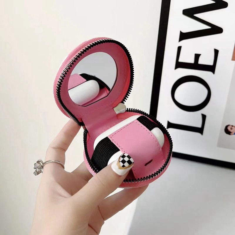 グッチgucciヴィトンLVブランドairpods pro2/3ケース可愛い カラビナ革 収納バッグ エアーポッズ3/プロ2男女