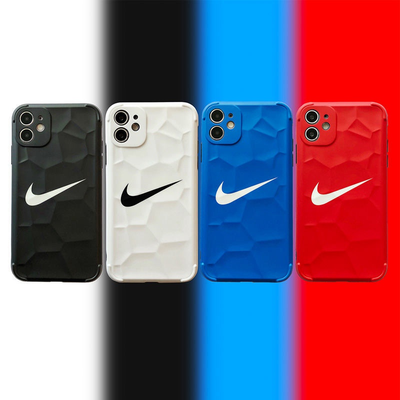 NIKE ブランド iphone 13/13 pro/13 pro max/13 miniケース ブランド ins風 石柄 経典ナイキ 個性 潮流 純色