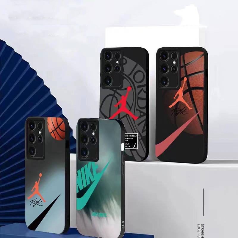 nikeナイキgalaxy s23+ultra/14pro max plusケース ブランド バスケ ジョーダンjordanモノグラム ジャケット型 ギャラクシーs23 男女