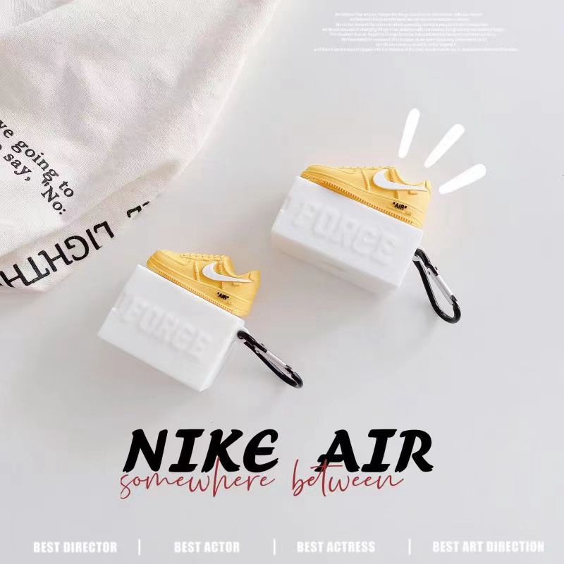 Nike/ナイキ AirPods Pro 2/3ケース 激安 ハイブランド スニーカー柄 靴柄 カラビナ付き Air Jordan スポーツ風 紛失防止