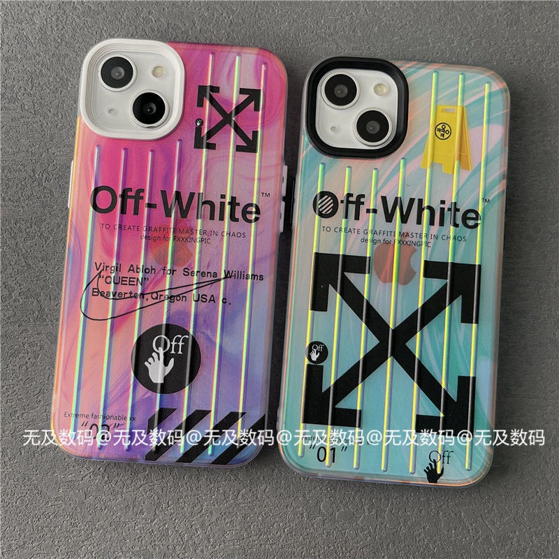OFF-WHITE オフホワイト ブランド iphone 14/14 pro/14 pro max/14 plusケース スーツケース型