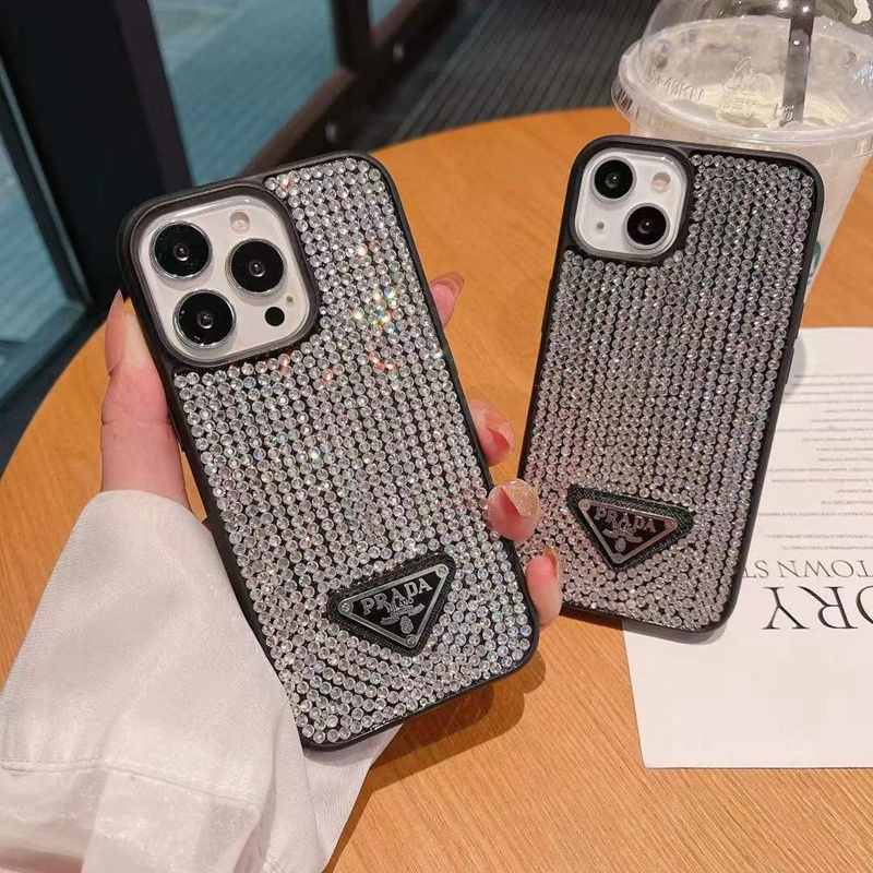 PRADA ブランド iphone 13/13 pro/13 pro maxケース 芸能人愛用 きらきら プラダ ジャケット型