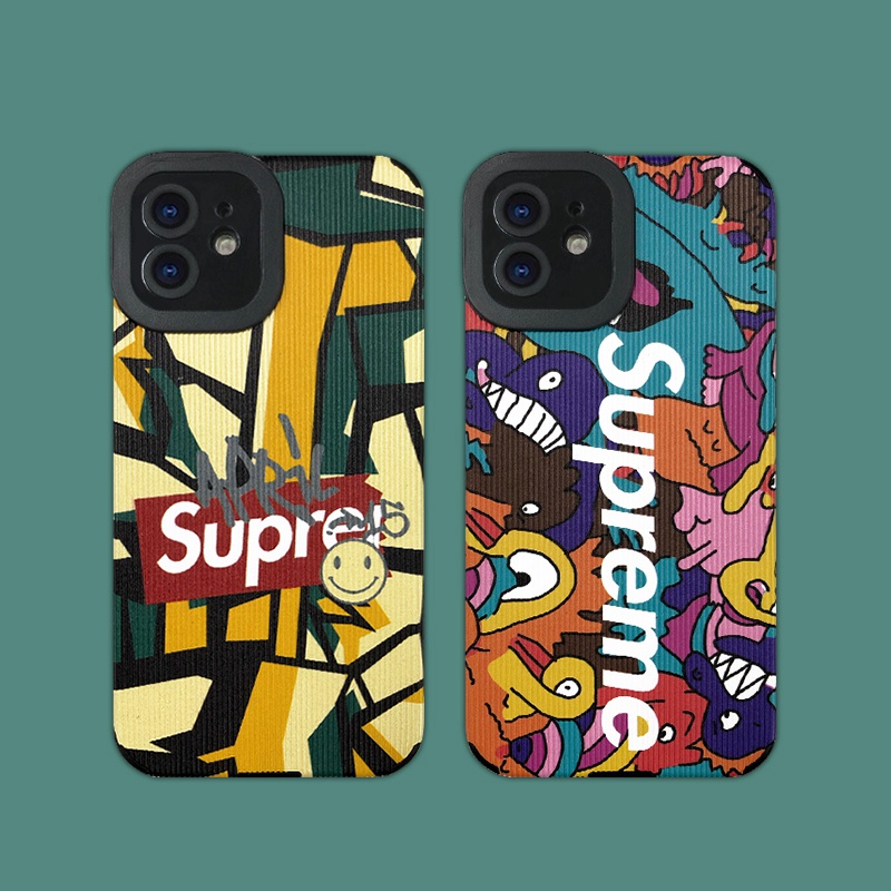 SUPREME/シュプリーム ブランド iphone se 第3世代/13/13 pro/13 pro maxケース 韓国風 ジャケット型 個性カラー