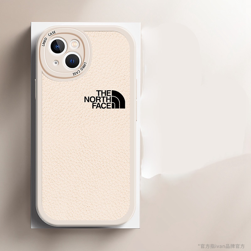 THE NORTH FACE ブランド iphone 14/14 pro/14 pro max/14 plusケース ザノースフェイス モノグラム レザー風 芸能人愛用