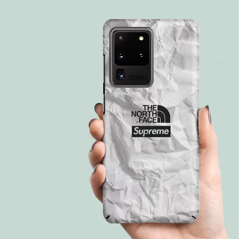 Supreme シュプリーム The North Face ザノースフェイス コラボ ブランド Galaxy S23 Plus Ultraケース 韓国風 モノグラム 石柄 ジャケット型 Iphone14Pro Max/14plusカバー 個性 アイフォン14スマホケース